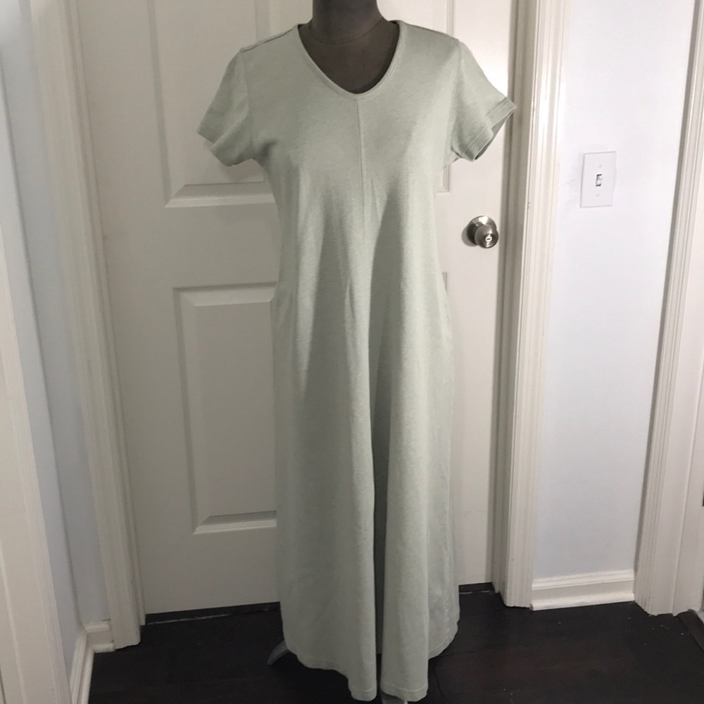 EUC LLBean Colton Shirt Dress Size S Tall